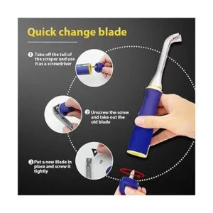 MANUFORE Rascador de pintura con raspador de carburo de_2