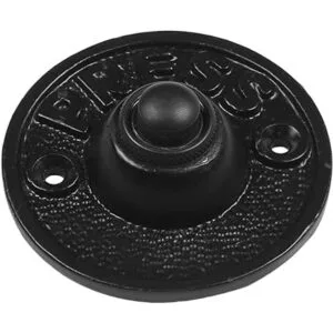 Timbre circular de hierro con cable en acabado de_4