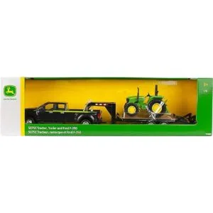 Tomy John Deere Tractor y camioneta con remolque de_6