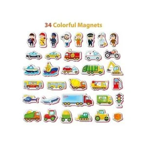 Little World 34 imanes de nevera de espuma para niños_2