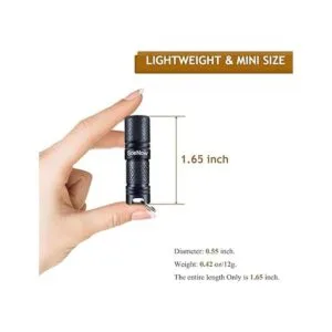 Mini linterna llavero con micro USB recargable pequeña_2