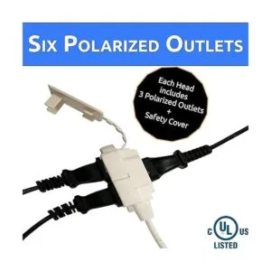 Cable de extensión doble cable de 12 pies 6 pies en cada_3