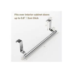 Mosuch Toallero de acero inoxidable sobre la puerta para_2