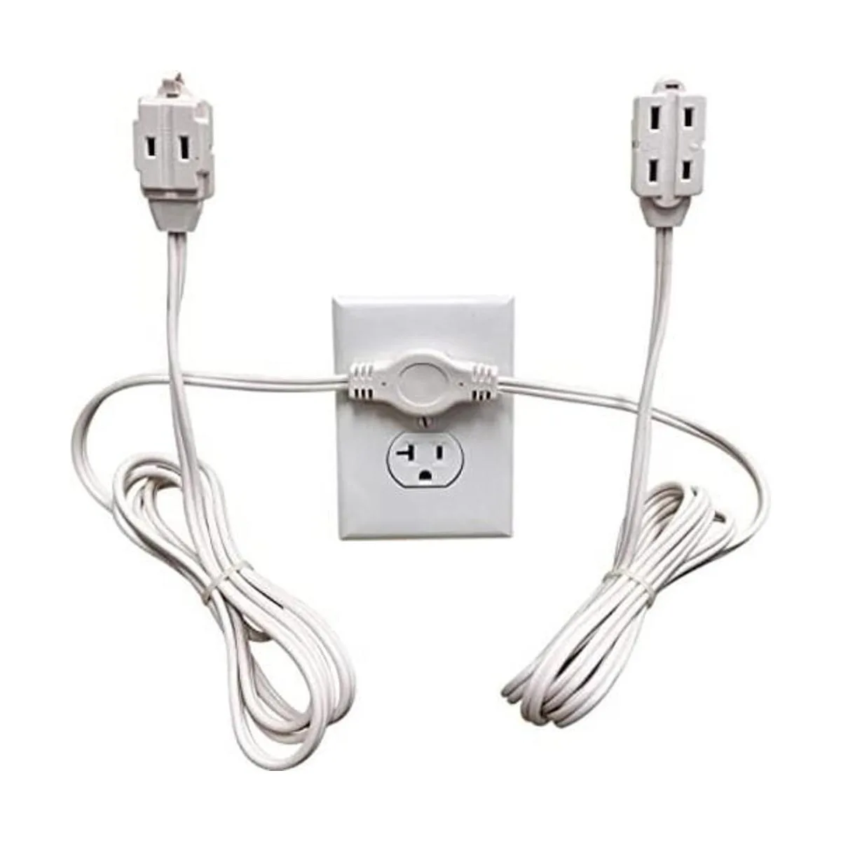 Cable de extensión doble cable de 12 pies 6 pies en cada_1