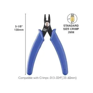 The Beadsmith Alicates de crimpado 5 pulgadas de largo_5