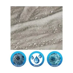 Home Queen Cortina para baño. Poliéster Mezcla de_5