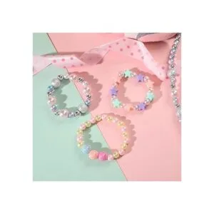 PinkSheep Joyas para niños y niñas 3 juegos de collar_4