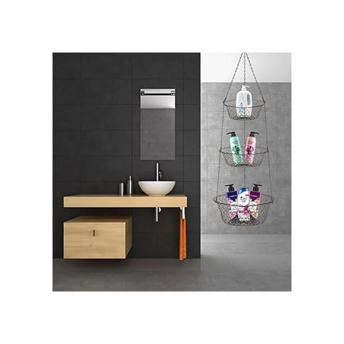 Cesta colgante de 3 niveles organizador de almacenamiento_3