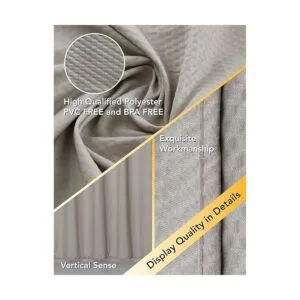 Home Queen Cortina para baño. Poliéster Mezcla de_7