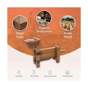 SiamMandalay Mejor amigo rompecabezas de madera para_2