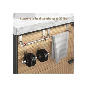 Mosuch Toallero de acero inoxidable sobre la puerta para_6