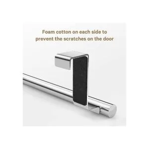 Mosuch Toallero de acero inoxidable sobre la puerta para_3