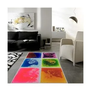 Art3d Coloridos rompecabezas líquidos de pista de baile_2