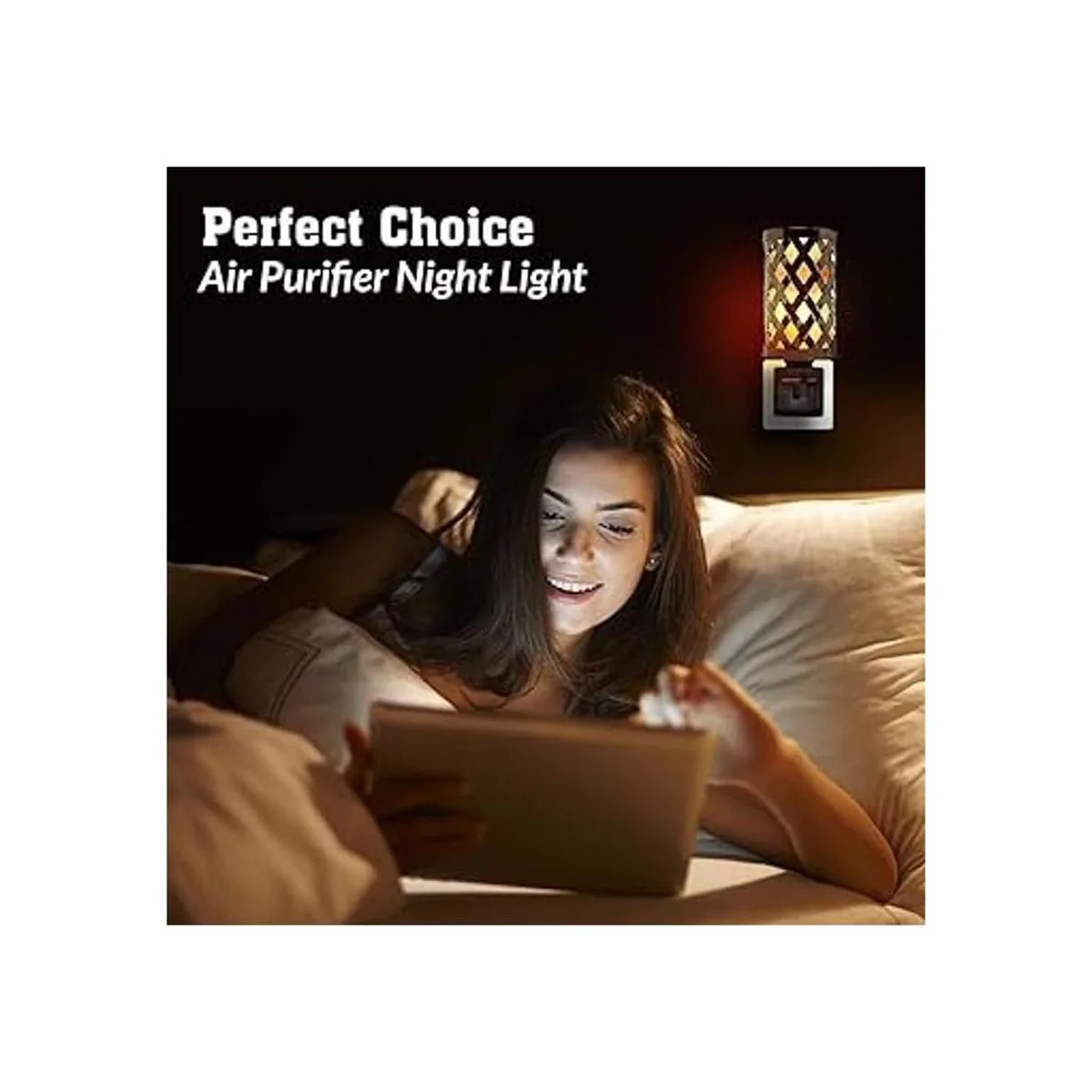 Himalayan Glow 1808 Lámpara de sal estilo vintage enchufe_6