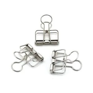 NXG 12 unidades de clips de alambre de metal mediano_2