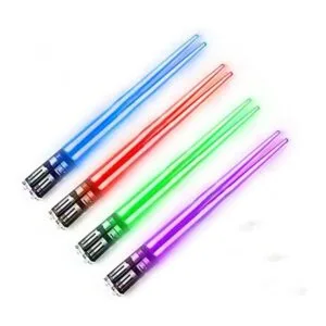 Palillos Chop Sabers Light Up Lightsaber 4 pares_1