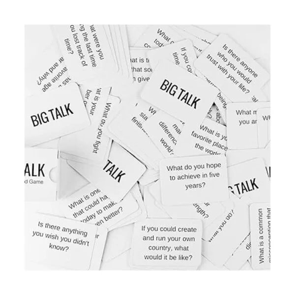 BIG TALK Juego de cartas de preguntas salta una charla_3