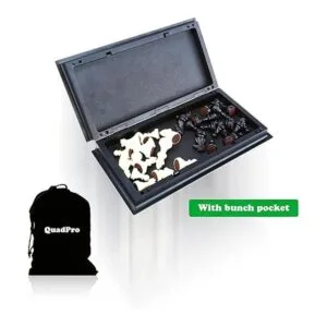 QuadPro Conjunto de ajedrez de viaje magnético con tablero_4