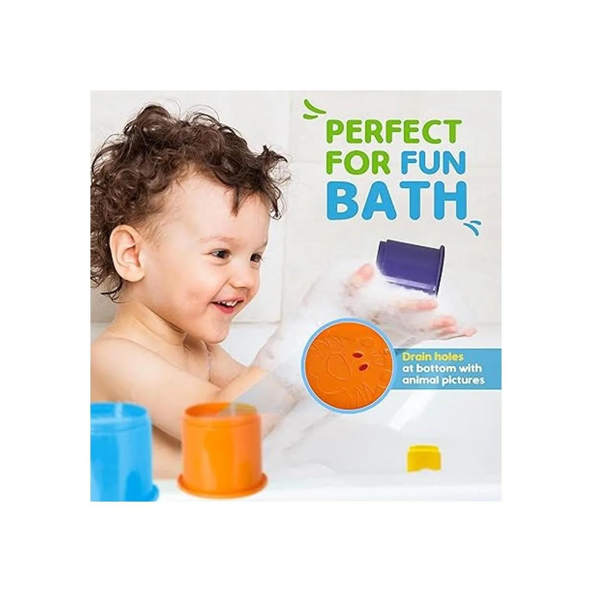 Arco Iris Stacking Nesting tazas Baby Set de_5