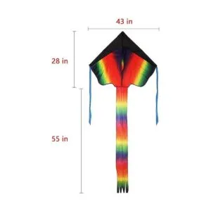 SINGARE Paquete de 2 cometas de delta arco iris cometas_2