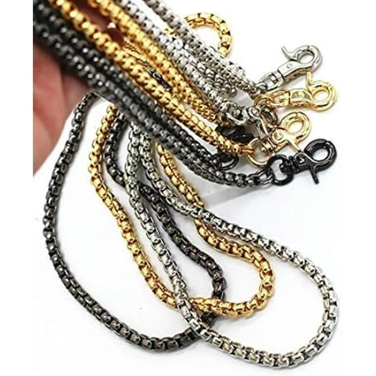 LONG TAO Correa de cadena de hierro de 55 pulgadas_6