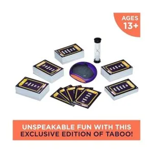 Hasbro Gaming Juego de mesa de fiesta tabú con zumbador_4