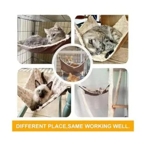 JOYELF Hamaca para gatos cama reversible para mascotas_6