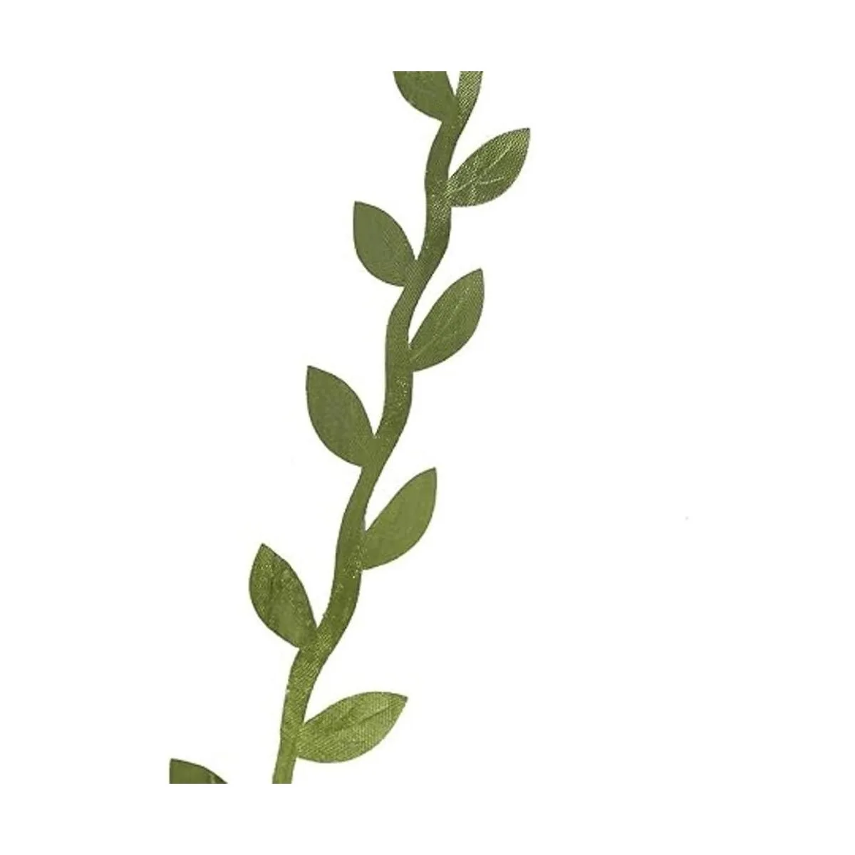 DECORA Cinta de hojas de seda artificial verde de 82_4