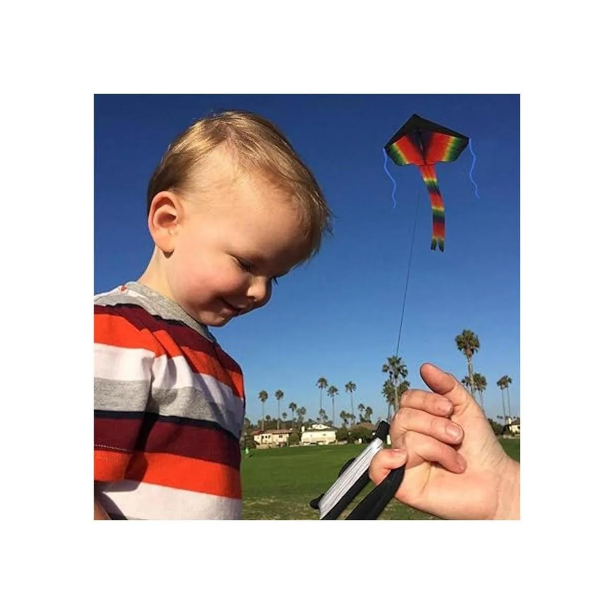 SINGARE Paquete de 2 cometas de delta arco iris cometas_3