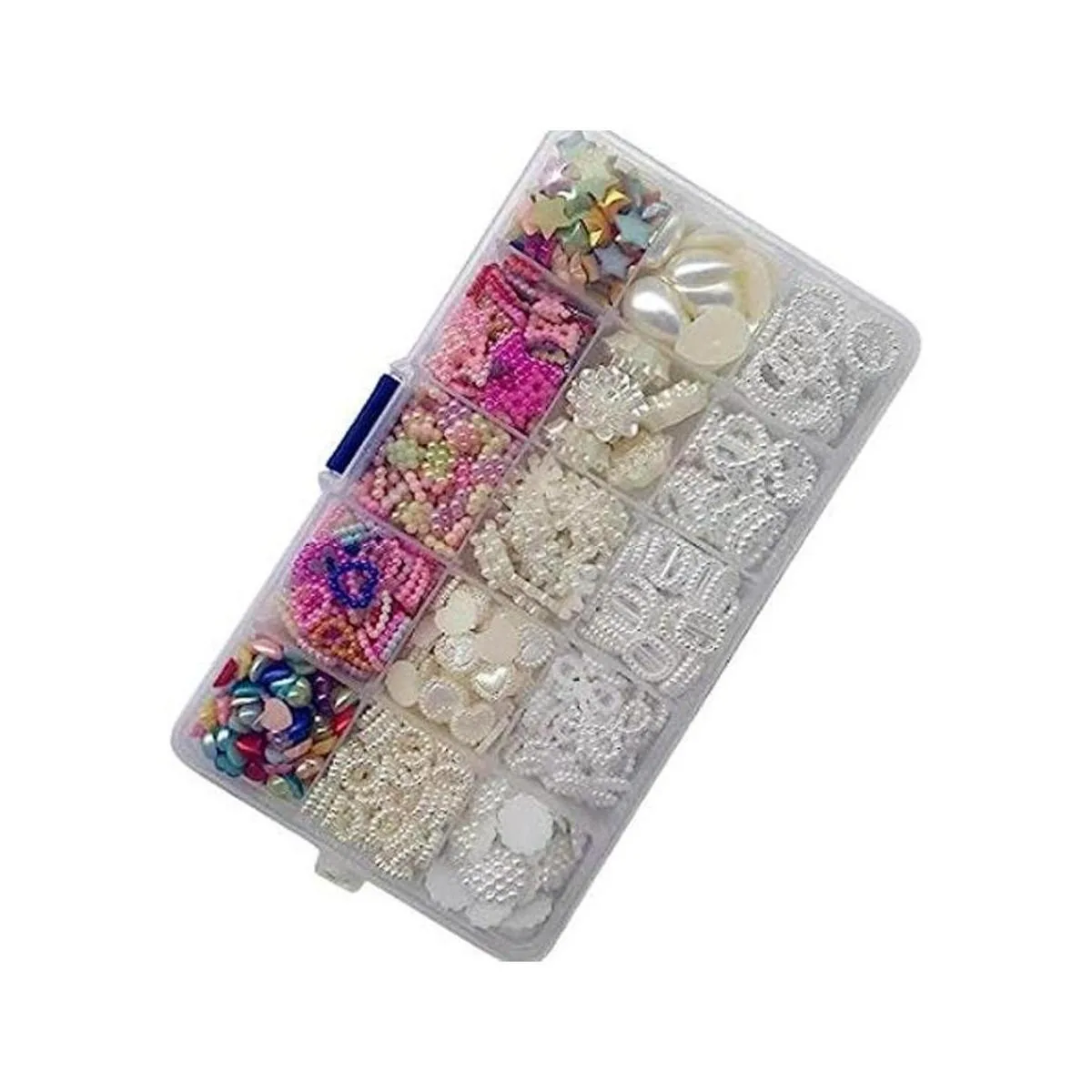 Chenkou Craft 700 cuentas de lágrima con diseño de corazón_1