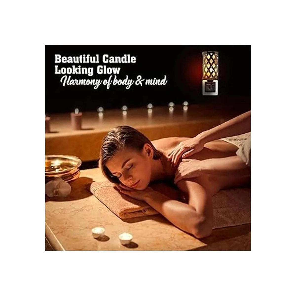 Himalayan Glow 1808 Lámpara de sal estilo vintage enchufe_5