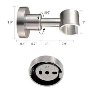 PHASAT Soporte para cabezal de ducha de mano ajustable_5