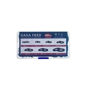 Arandela redonda plana de nylon negro espaciador de_3