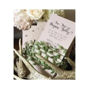 DECORA Cinta de hojas de seda artificial verde de 82_7