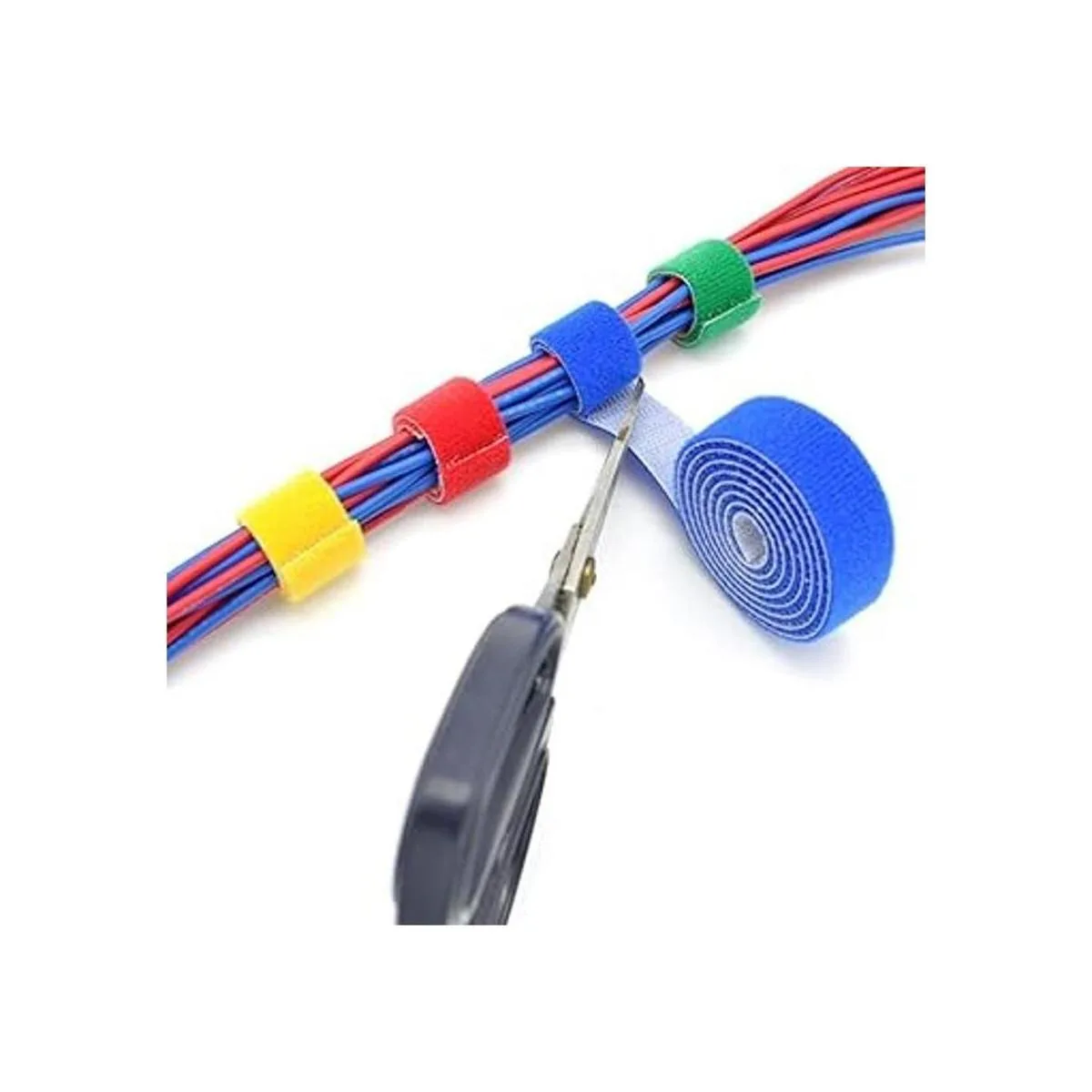 Saisn Cinta de velcro reutilizable para sujetar cables_3