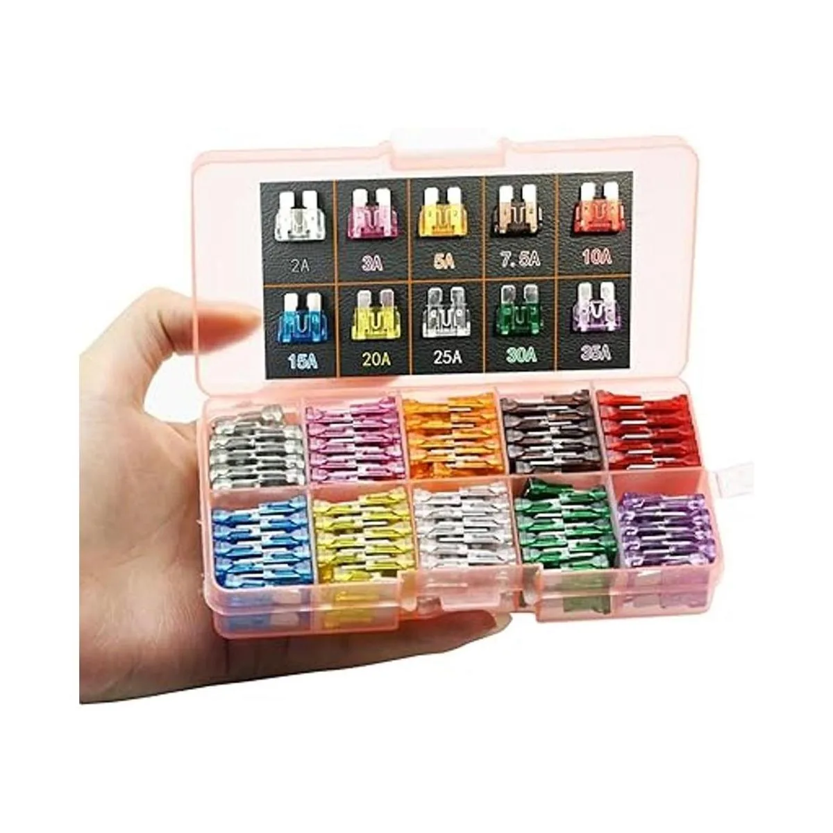 Juego de fusibles de hoja Glowgeek de 100 piezas surtidos_2