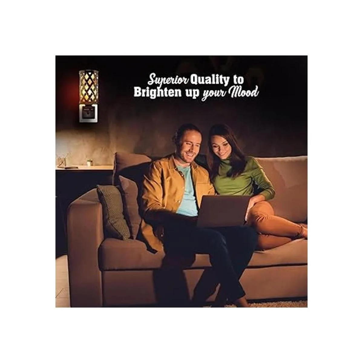 Himalayan Glow 1808 Lámpara de sal estilo vintage enchufe_7