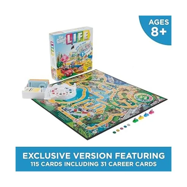 El juego de la vida juego de mesa Edades 8 y superior_2