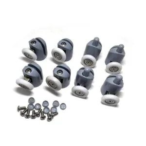 8 Pcs Shower Door RollersRunnersWheelsPoleas 25 mm de_7
