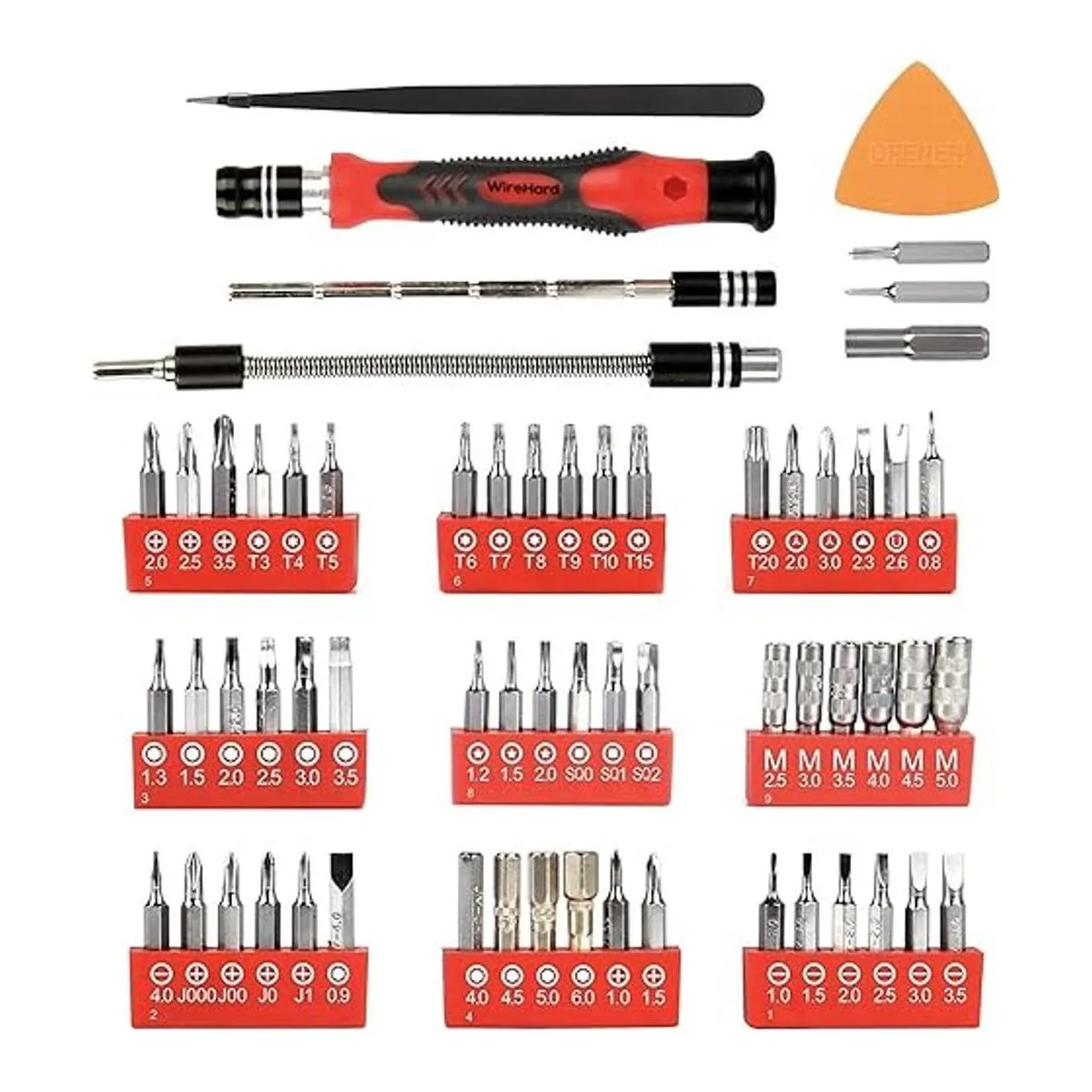 Kit de herramientas superior de reparación 62 en 1 con 56_2