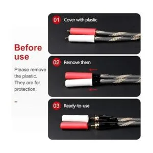 SKW Audiophiles RCA Cable 2RCA macho a 2RCA macho cable de_6