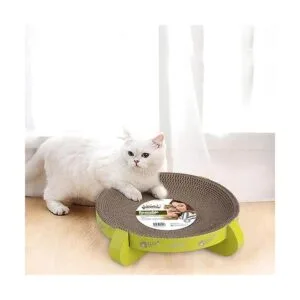 PAWISE Rascador de gatos de cartón reversible almohadilla_6