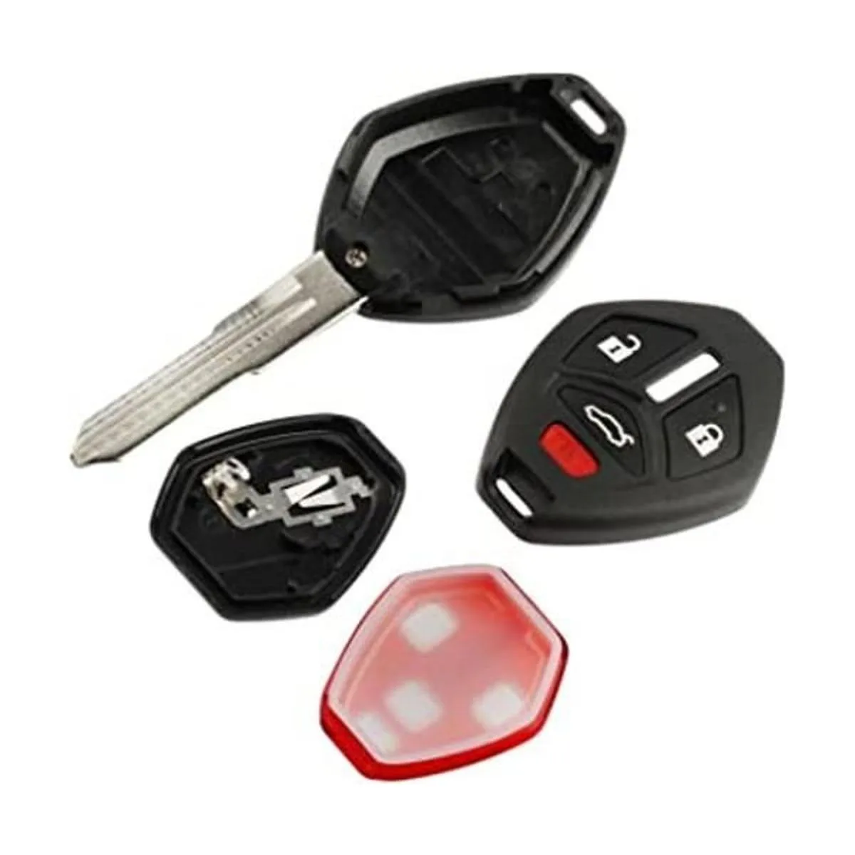 Carcasa y almohadilla para llave sin llave para Mitsubishi_1