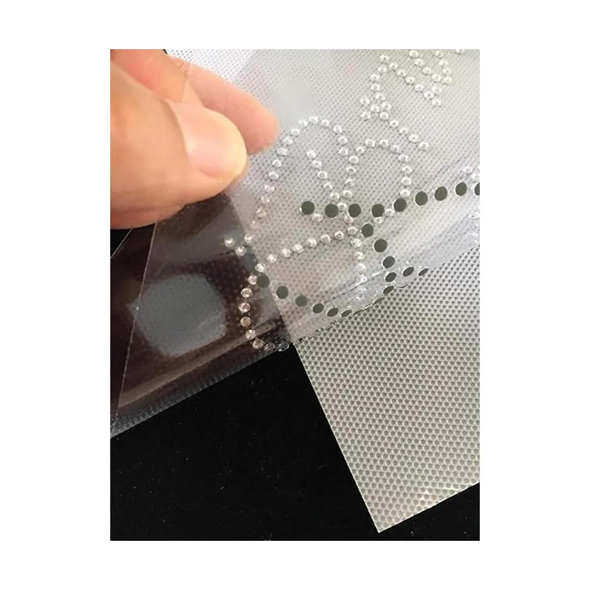 Plancha para planchar con diamantes de imitación para la_5