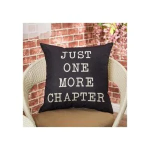 Fjfz Just One More Chapter Funda de cojín decorativa de_4