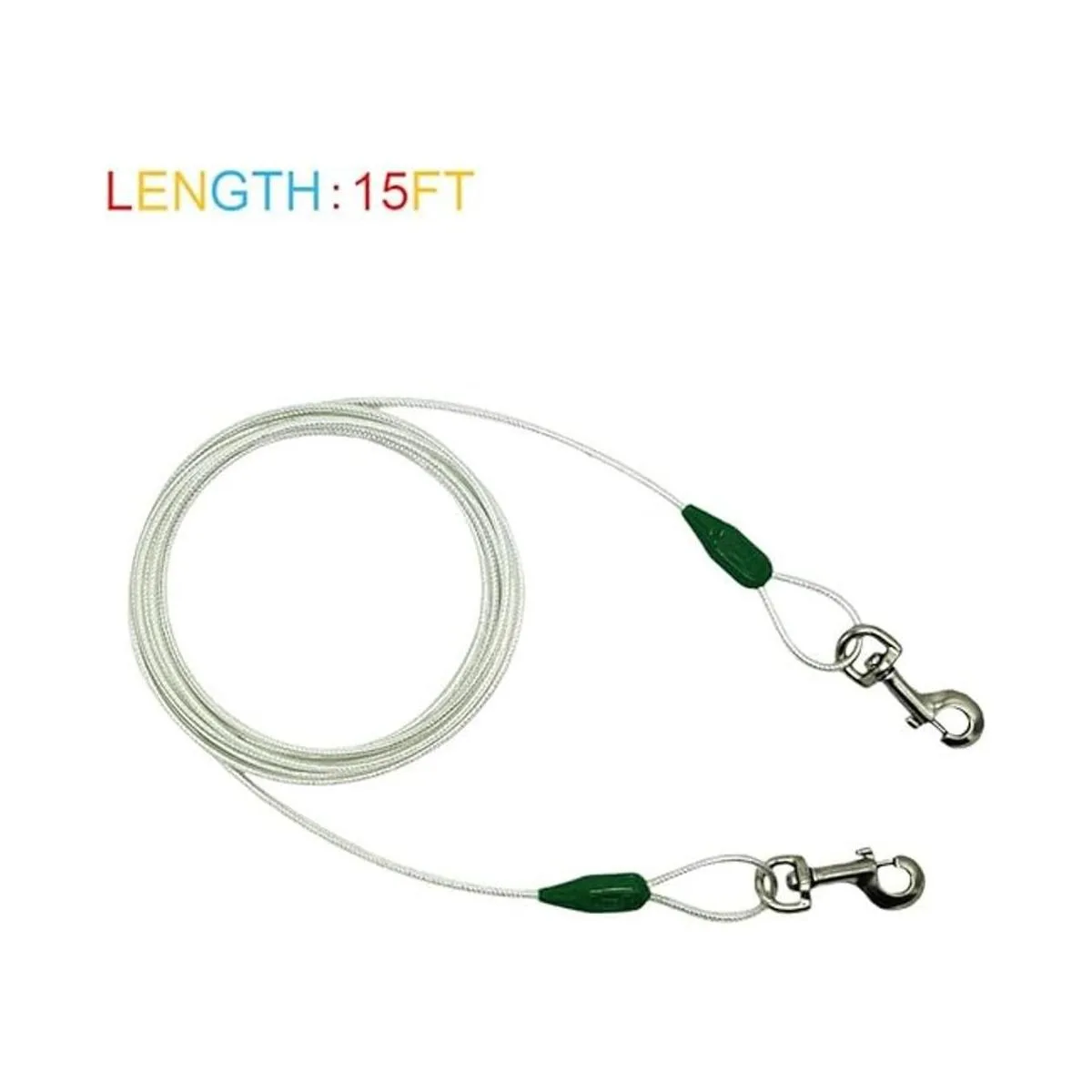 Petest Cable reflectante de amarre para perros de hasta_3