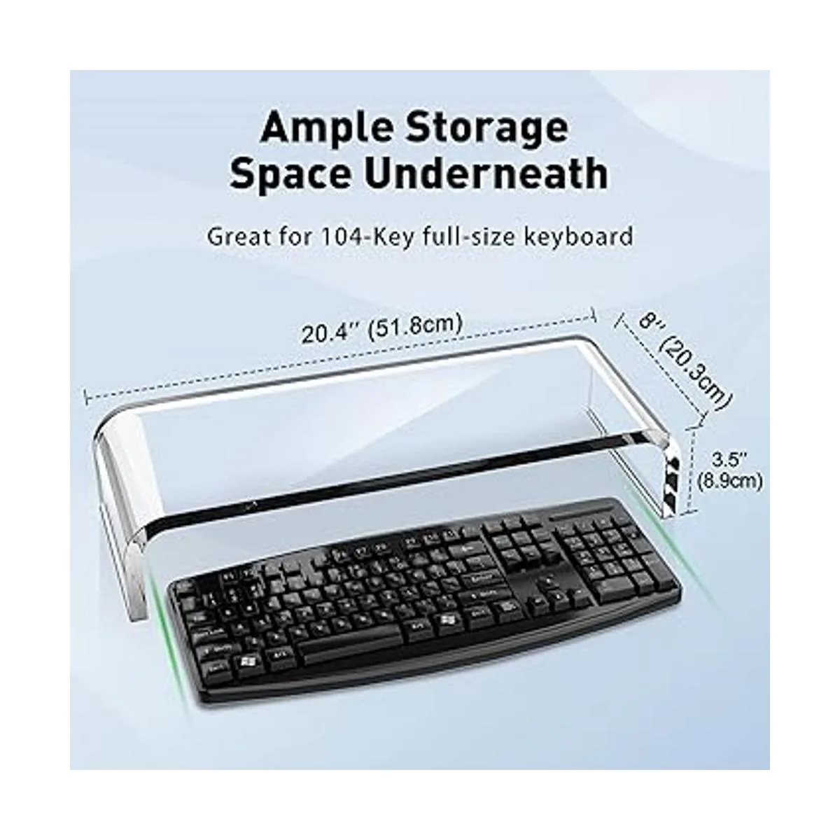 AboveTEK soporte para monitor de acrílico Multicolor 20_3