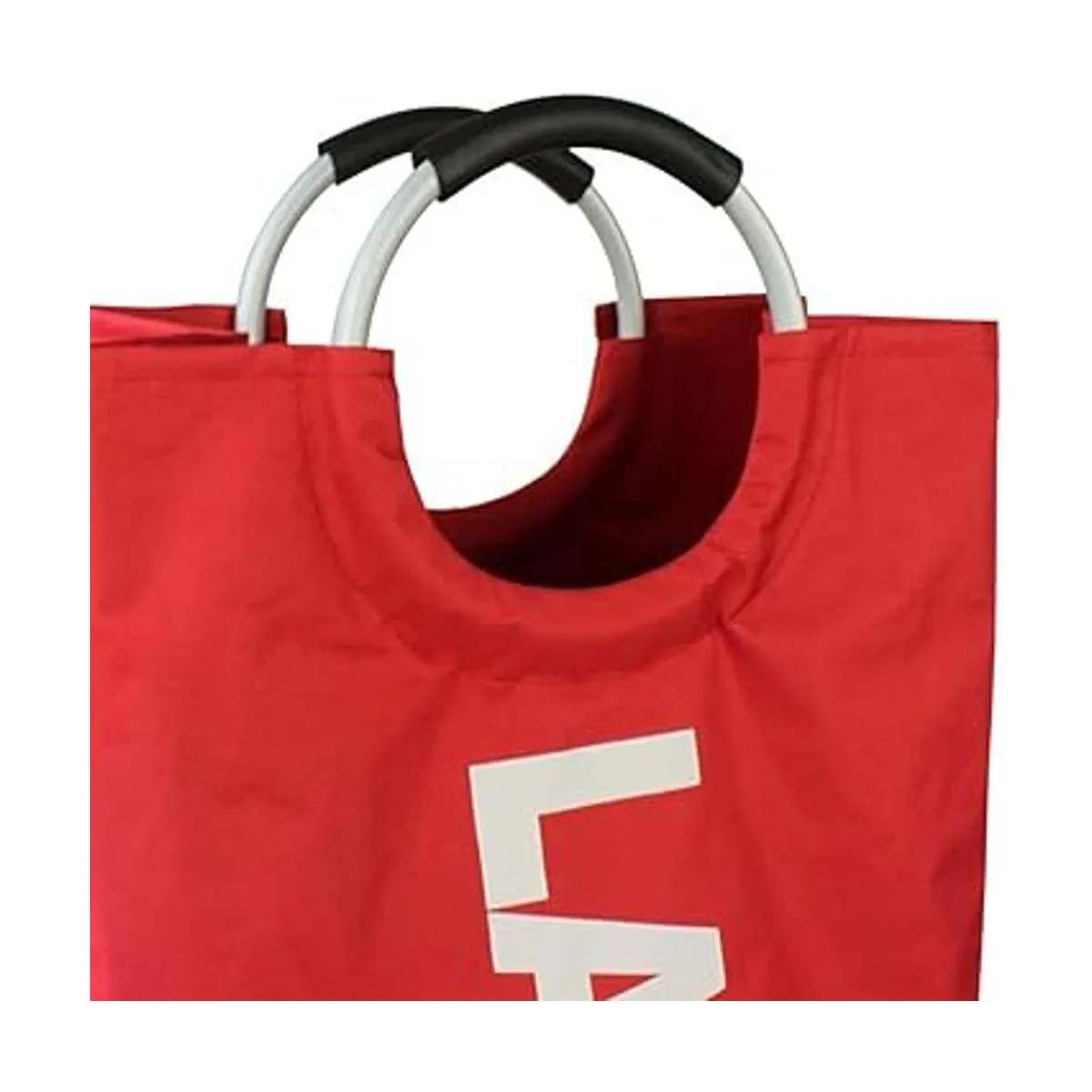 Mziart Bolsa para lavandería plegable con manijas de_5