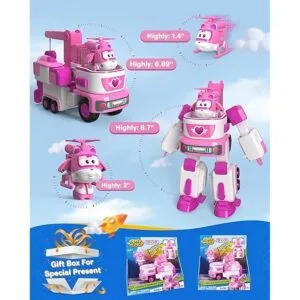 Super Wings Remolque de rescate de 7 pies con mini figura_5