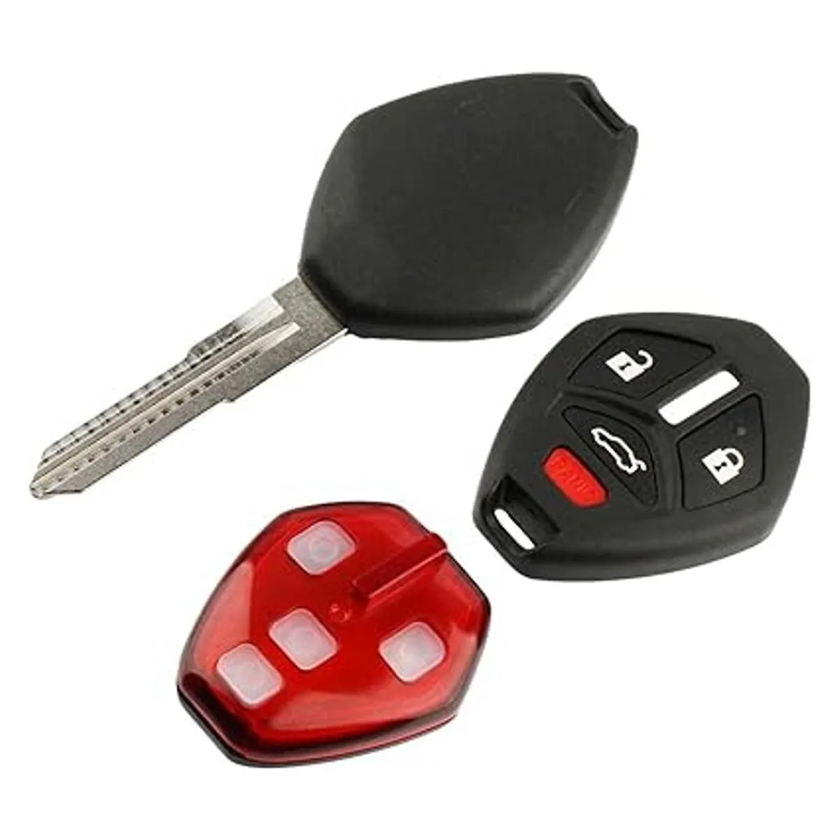 Carcasa y almohadilla para llave sin llave para Mitsubishi_3